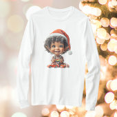 うれしいベビークリスマス小妖精や小人メンズティー Tシャツ