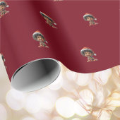 うれしいベビークリスマス小妖精や小人ラッピング紙 ラッピングペーパー