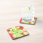 うれしそうなお祝いデザイン:今日は私の誕生日 コースター (右側)