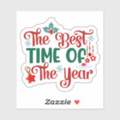 うれしそうなクリスマスお祝いシール シール (シート)