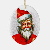 うれしそうなクリスマス日 セラミックオーナメント (右)