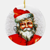 うれしそうなクリスマス日 セラミックオーナメント (裏面)