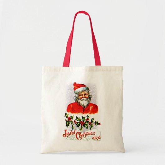 うれしそうなクリスマス日 トートバッグ (正面)