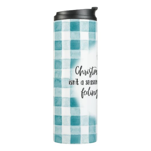 うれしそうなクリスマス格言熱タンブラー タンブラー (回転左)