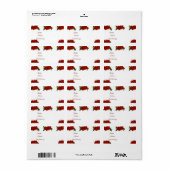 うれしそうなクリスマス_ ラベル (フルシート)