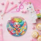 「うれしそうなジェスター」 ペーパープレート (パーティー)