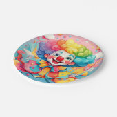 「うれしそうなジェスター」 ペーパープレート (アングル)