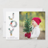 うれしそうなタイプ |ホリデーフォトカード シーズンカード (正面)