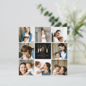 うれしそうなタイル8フォトホリデー シーズンカード (スタンド正面)