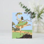 うれしそうなダンサープリント ポストカード (スタンド正面)