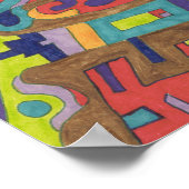 うれしそうなノイズ14x11 ポスター (角)