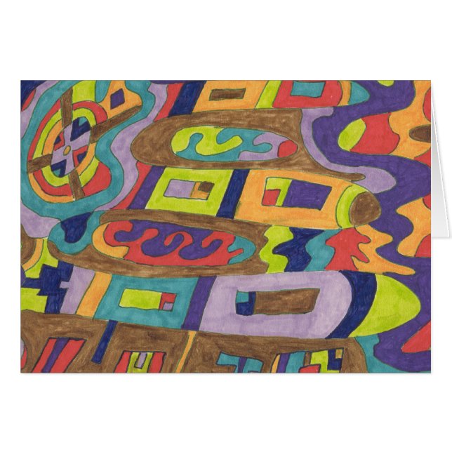 うれしそうなノイズ、抽象芸術 (正面横)