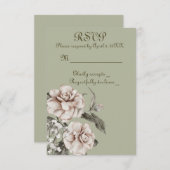 うれしそうなハートで 出欠カード (正面/裏面)