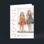 うれしそうなハート編集可能カラーホリデーフォトカード シーズンカード<br><div class="desc">ベリ祝ーモダン・ベリスタイリッシュー・スウィートからのシーズン。一致するアイテムや他のデザインオプションは当社のストアで利用可能： www.berryberrysweet.com.背景の色はオンラカスタマイズインで写真に合わ最高のせることができる！</div>