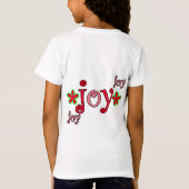 うれしそうなハートTシャツ Tシャツ (裏面)