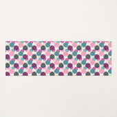 うれしそうなバランス：水玉模様 ヨガマット (裏面(横))