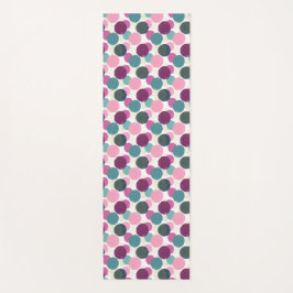 うれしそうなバランス：水玉模様 ヨガマット