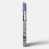 うれしそうなパロミノピントの馬と雪 Case-Mate iPhoneケース (裏面 / 左)