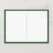 うれしそうなレタリングホリデー写真はがき シーズンポストカード (裏面)