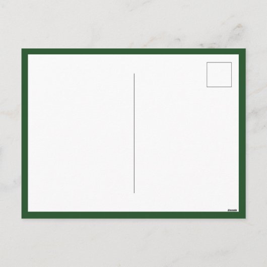 うれしそうなレタリングホリデー写真はがき シーズンポストカード (裏面)