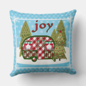 うれしそうなヴィンテージキャンパーホリデー クッション (裏面)