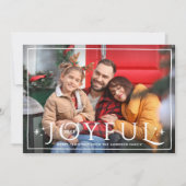 うれしそうな光と星の赤写真 シーズンカード (正面)