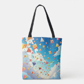 うれしそうな凧が高く舞う トートバッグ (裏面)