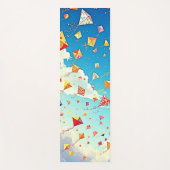 うれしそうな凧が高く舞う ヨガマット (正面)