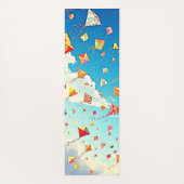 うれしそうな凧が高く舞う ヨガマット (裏面)