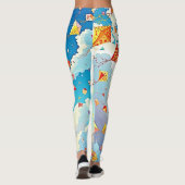 うれしそうな凧が高く舞う レギンス (裏面)