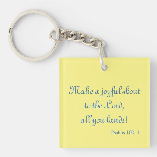 うれしそうな叫び声 キーホルダー (正面)