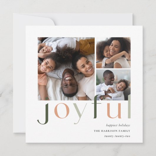 うれしそうな声 |フォトコラージュ3 シーズンカード (正面)