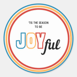 うれしそうな封筒用シール ラウンドシール