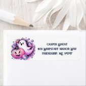 うれしそうな幽霊 ラベル (インサイチュ)