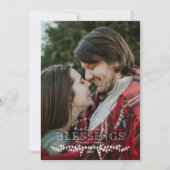 うれしそうな恵み手書写真平板 シーズンカード (正面)