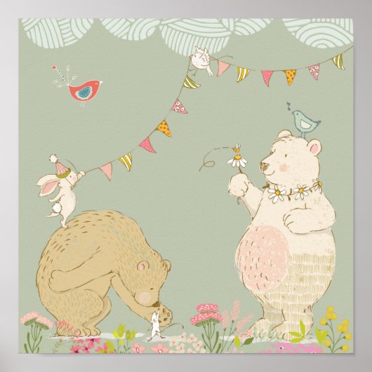 うれしそうな春が生む ポスター (正面)