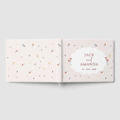 うれしそうな春フローラ結婚式招待状ゲストブック ゲストブック (全面)