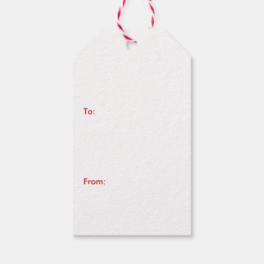 うれしそうな水色クリスマスリース ギフトタグ (裏面)