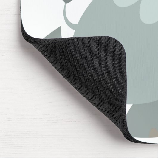 うれしそうな漫画の象マウスパッド マウスパッド (コーナー)