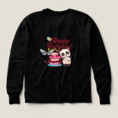 うれしそうな紙吹雪ハッピーバースデー挨拶 (デザイン背面)