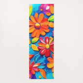 うれしそうな絵を描フローラ ヨガマット (裏面)