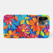 うれしそうな絵を描フローラ Case-Mate iPhoneケース (裏面(横))