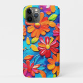 うれしそうな絵を描フローラ Case-Mate iPhoneケース (裏)