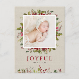 うれしそうな緑 |クリスマスフォト シーズンポストカード