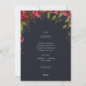 うれしそうな緑 |編集可能なカラーフラットフォト シーズンカード (裏面)