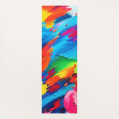 うれしそうな色の絵を描爆発 ヨガマット (裏面)