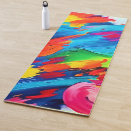 うれしそうな色の絵を描爆発 ヨガマット