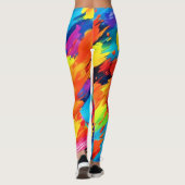 うれしそうな色の絵を描爆発 レギンス (裏面)