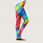 うれしそうな色の絵を描爆発 レギンス (右)