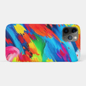 うれしそうな色の絵を描爆発 Case-Mate iPhoneケース (裏面(横))